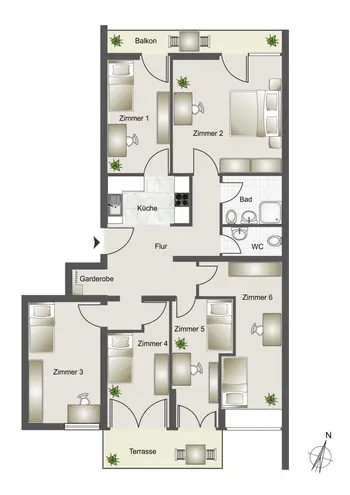 WG-Zimmer in München – Bild 5