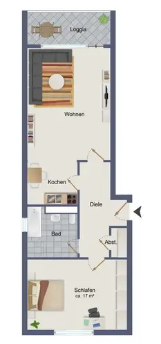2 Zimmer Wohnung mit 61 m² in Bielefeld – Bild 10