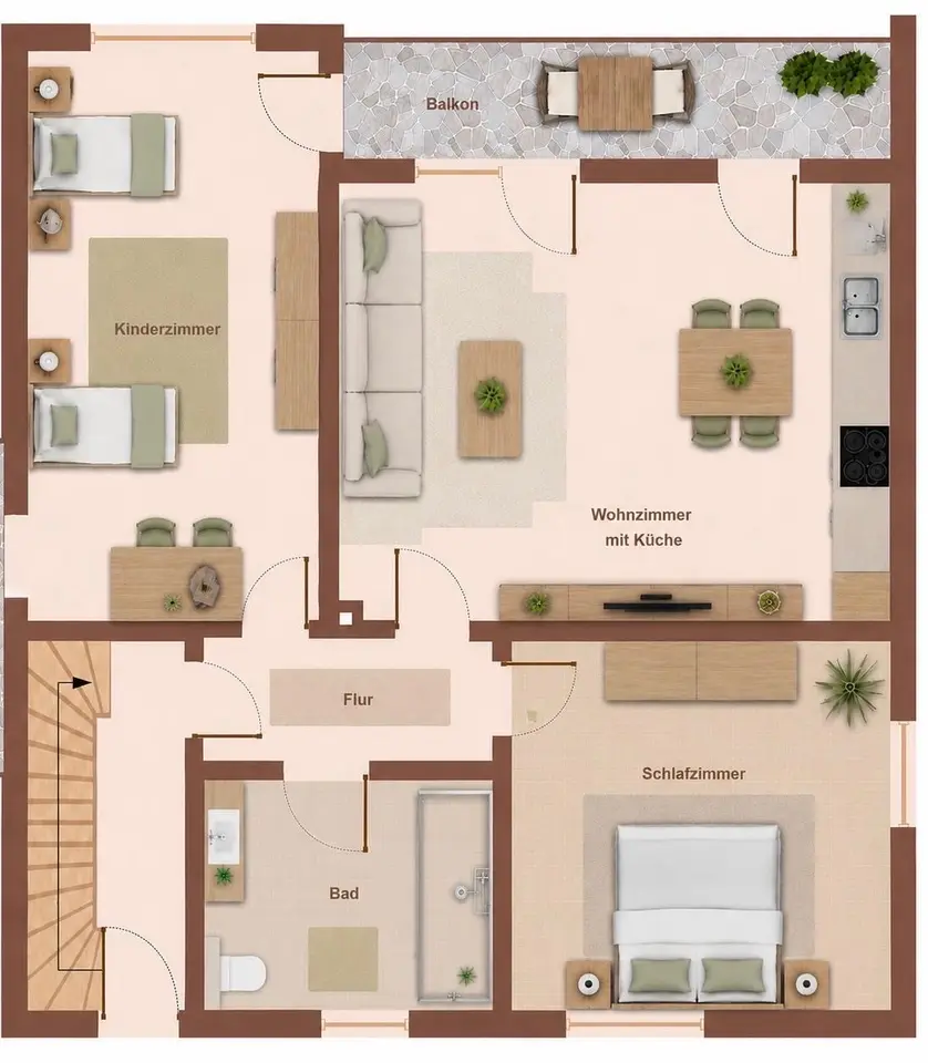 3 Zimmer Wohnung mit 75 m² in Ansbach – Bild 8