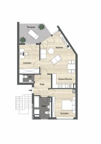 3 Zimmer Wohnung mit 78 m² in Mainz – Bild 8