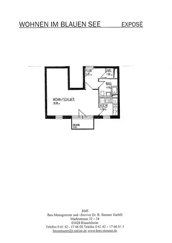 1 Zimmer Wohnung mit 43 m² in Rüsselsheim am Main – Bild 5