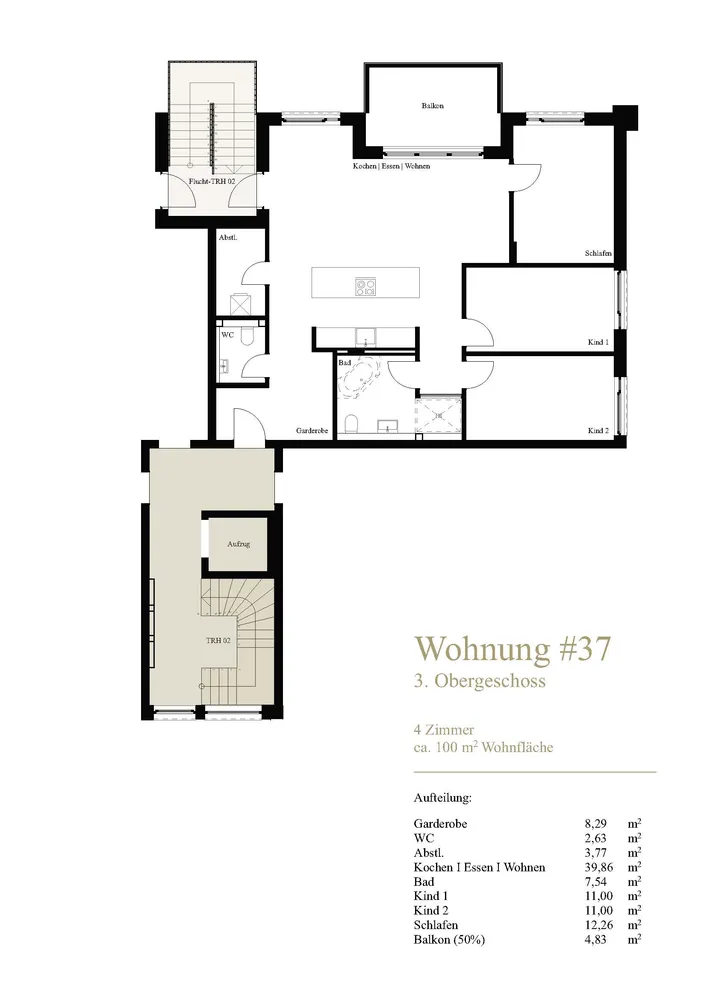 4 Zimmer Wohnung mit 99 m² in Aschaffenburg – Bild 7