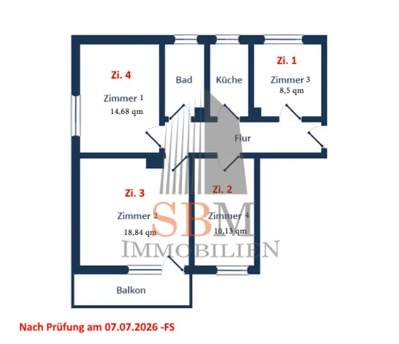 WG-Zimmer mit 11 m² in München – Bild 8