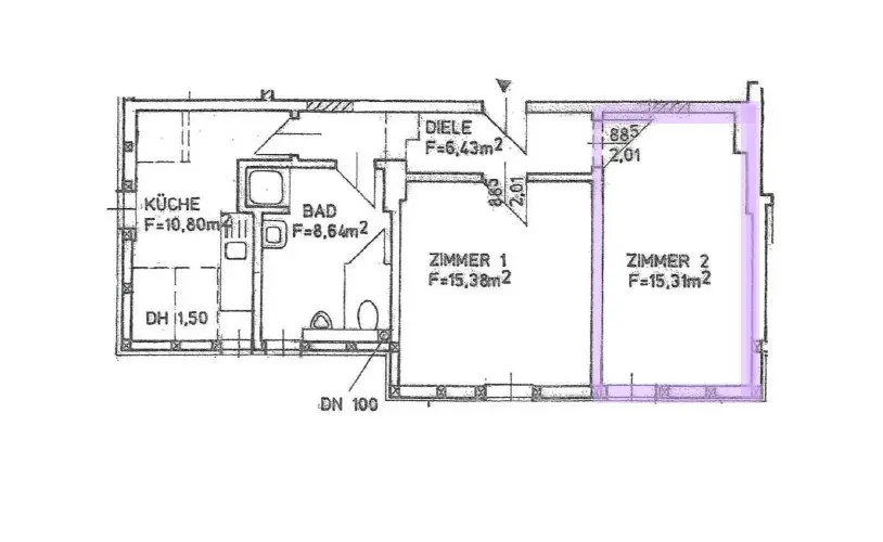 Studio mit 28 m² in Wernigerode – Bild 7