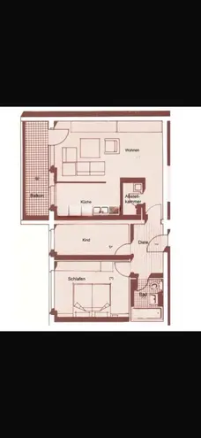3 Zimmer Wohnung mit 63 m² in Hanau – Bild 5