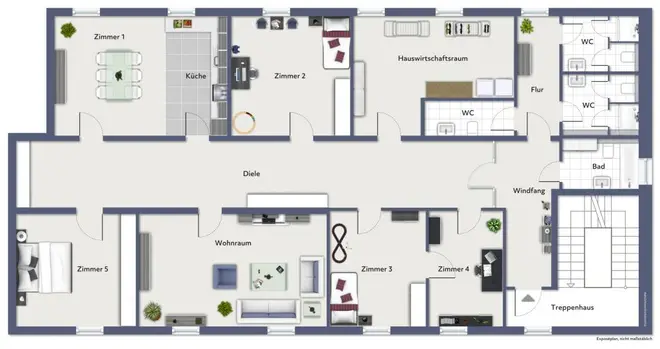 6 Zimmer Wohnung mit 160 m² in Stuttgart – Bild 2