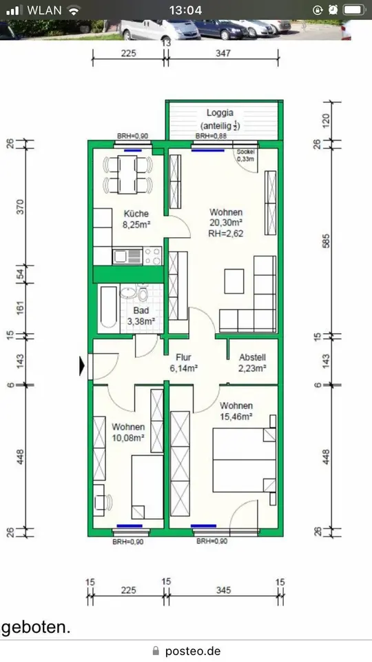 3 Zimmer Wohnung mit 68 m² in Schwerin – Bild 5