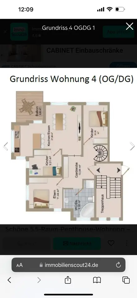 6 Zimmer Wohnung mit 134 m² in Aalen – Bild 4