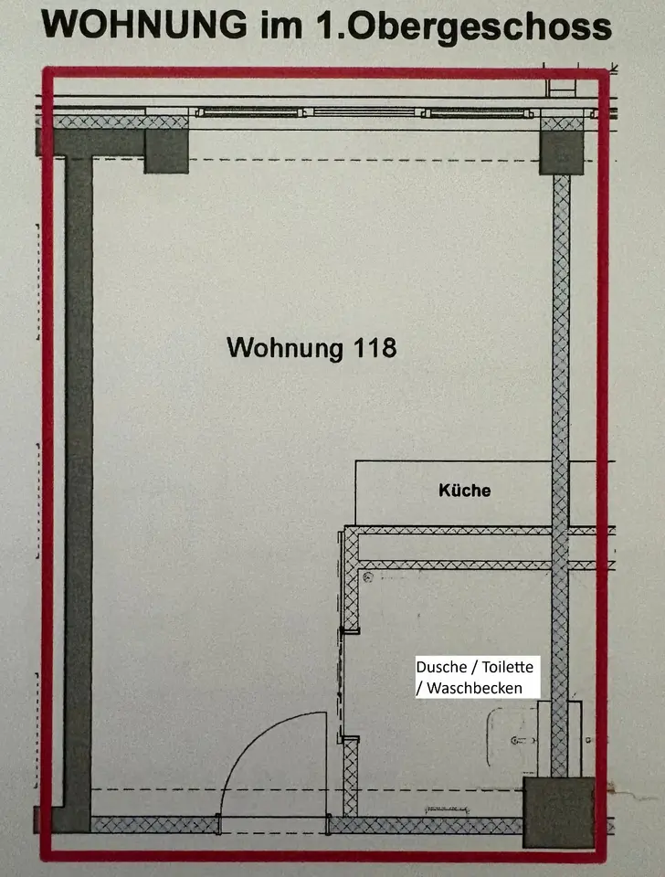 Studio mit 25 m² in Frankfurt am Main – Bild 9