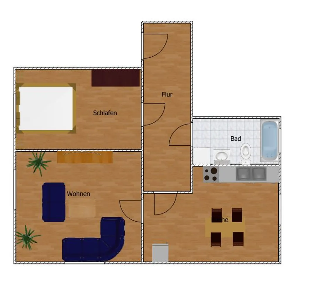 2 Zimmer Wohnung mit 56 m² in Bautzen – Bild 9