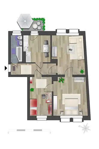 3 Zimmer Wohnung mit 67 m² in Chemnitz – Bild 6