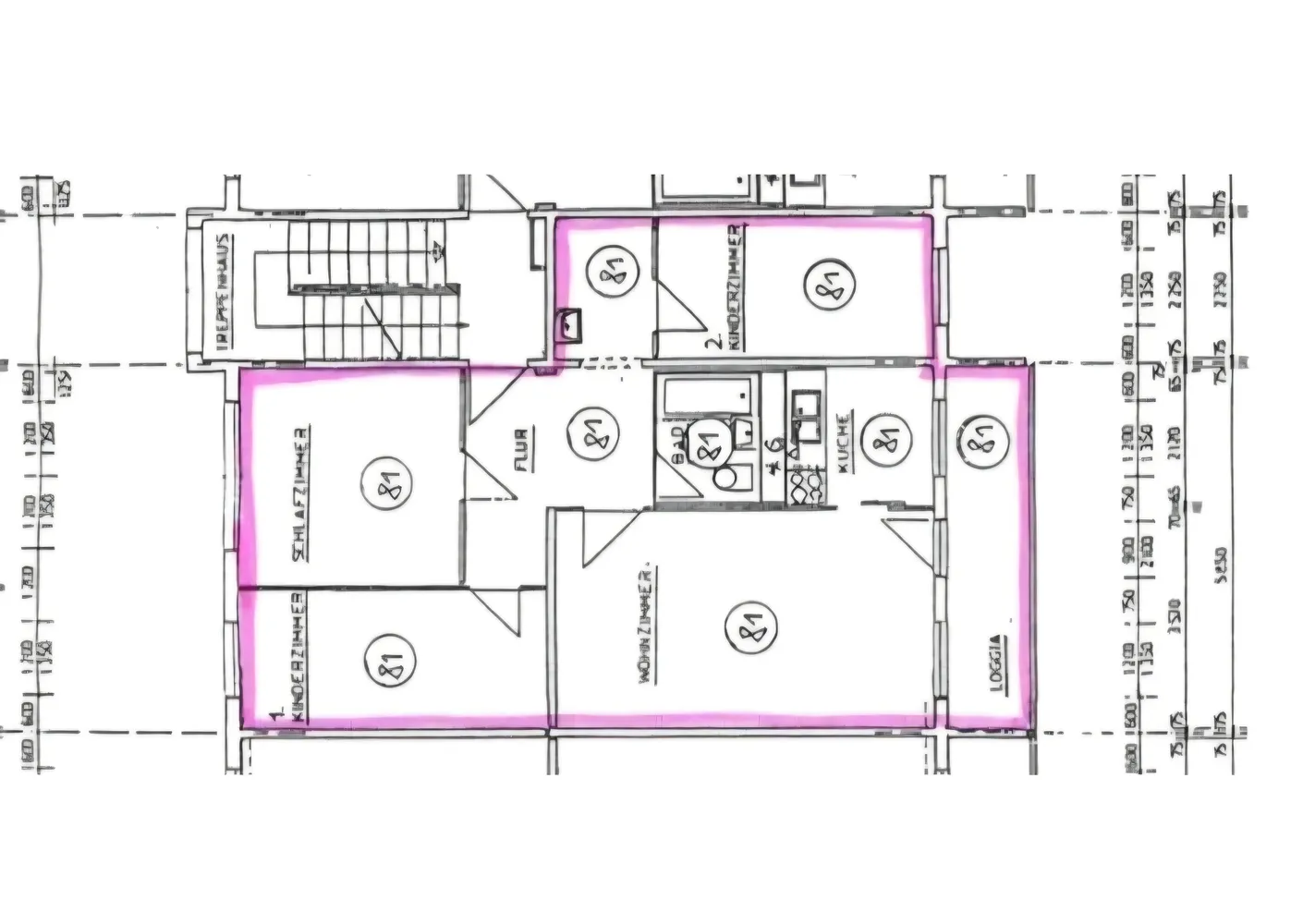 4 Zimmer Wohnung mit 76 m² in Dresden – Bild 1