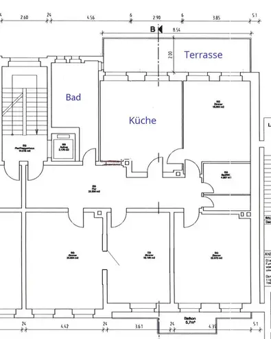 4 Zimmer Wohnung mit 150 m² in Mannheim – Bild 2