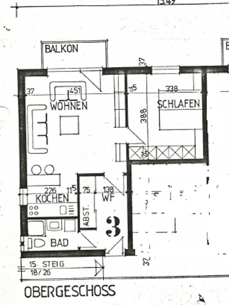2 Zimmer Wohnung mit 53 m² in Oldenburg – Bild 1