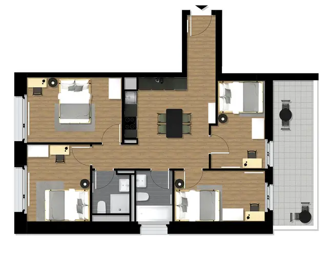 WG-Zimmer in Frankfurt am Main – Bild 5