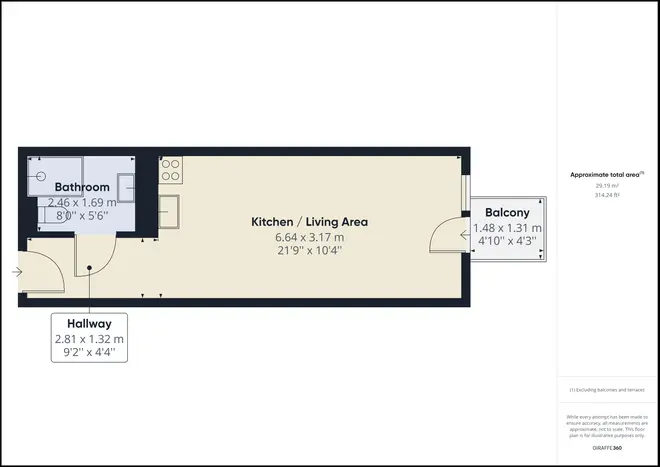1 Zimmer Wohnung mit 26 m² in Berlin – Bild 11