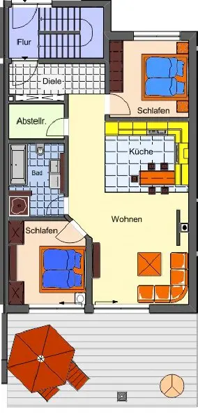 3 Zimmer Wohnung mit 100 m² in Rostock – Bild 10