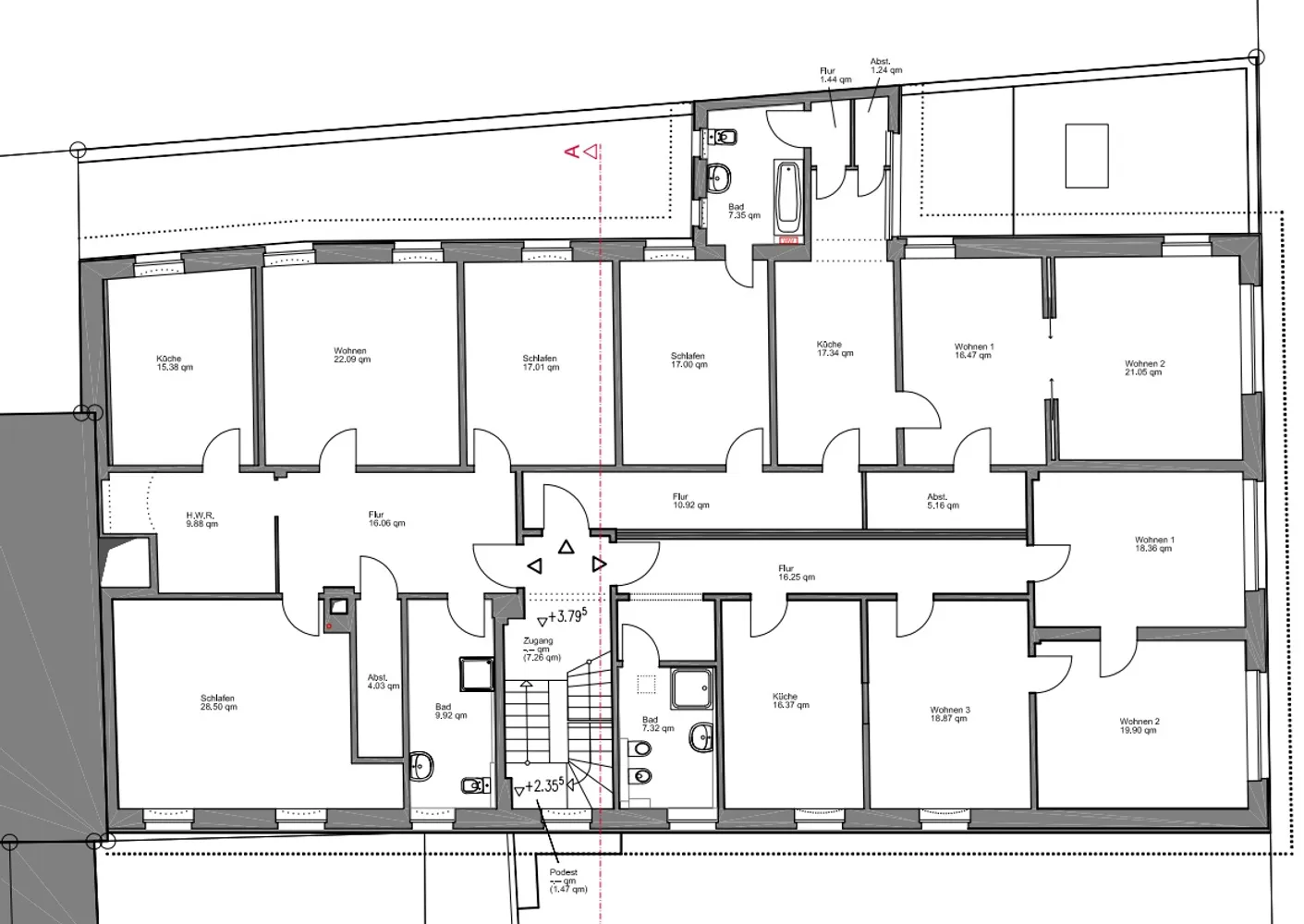 3 Zimmer Wohnung mit 98 m² in Herford – Bild 9