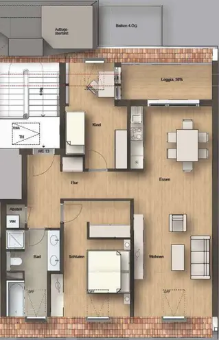 3 Zimmer Wohnung mit 82 m² in Leipzig – Bild 2