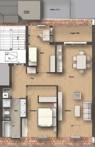 3 Zimmer Wohnung mit 82 m² in Leipzig – Bild 3