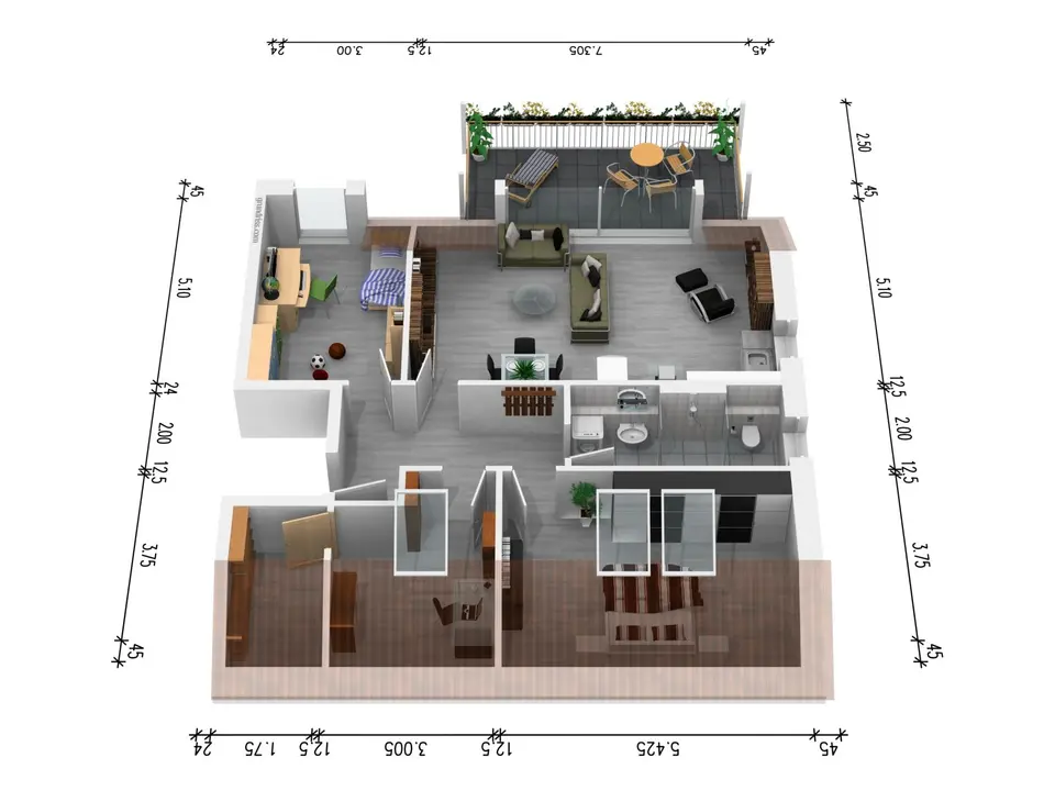 4 Zimmer Wohnung mit 90 m² in Ansbach – Bild 5