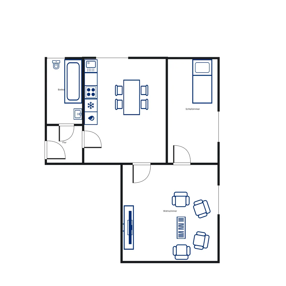 2 Zimmer Wohnung mit 50 m² in Göttingen – Bild 2