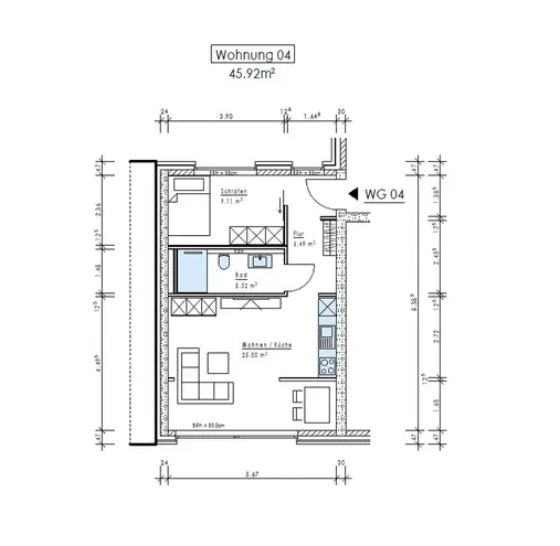 2 Zimmer Wohnung mit 46 m² in Osnabrück – Bild 10