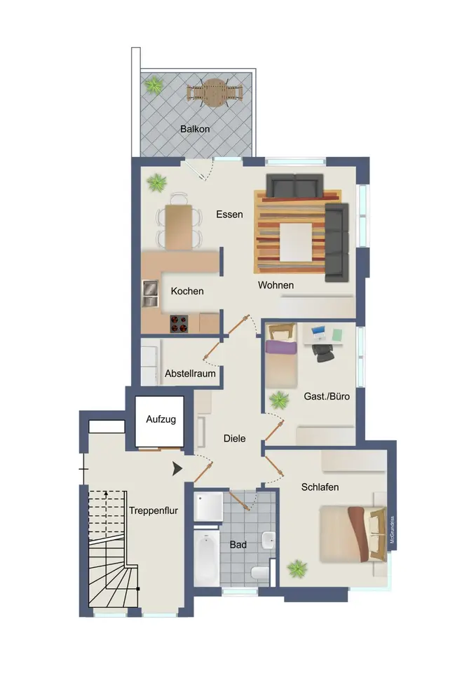 3 Zimmer Wohnung mit 74 m² in Nordhorn – Bild 5