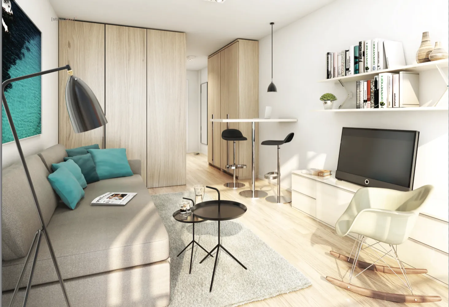 1 Zimmer Wohnung mit 20 m² in Augsburg – Bild 4