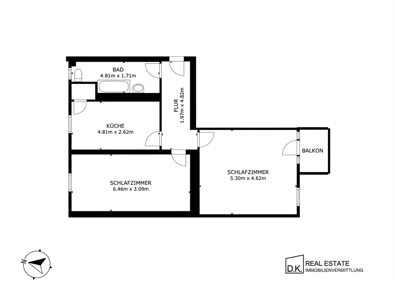 2 Zimmer Wohnung mit 80 m² in Oranienburg – Bild 8