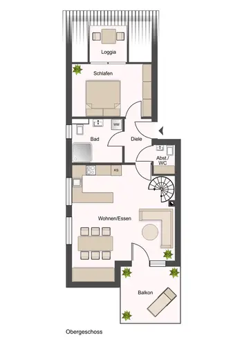 3 Zimmer Wohnung mit 80 m² in Münster – Bild 12