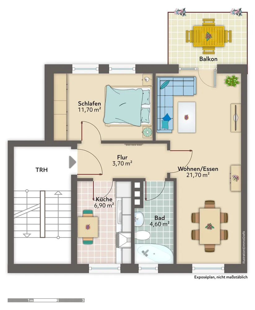 2 Zimmer Wohnung mit 52 m² in Bremen – Bild 11