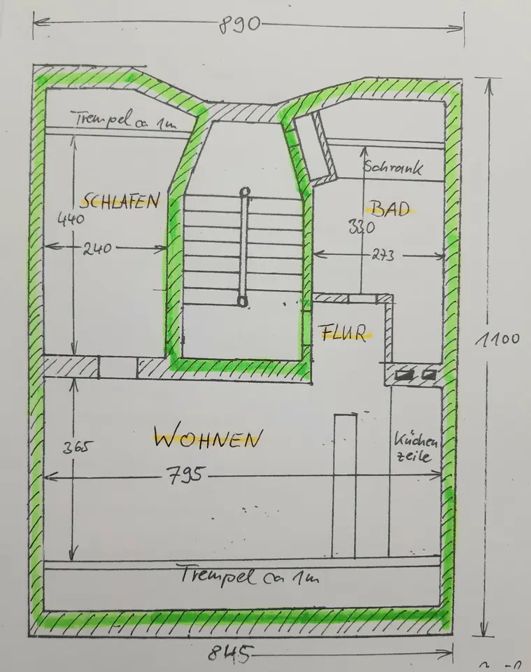 2 Zimmer Wohnung mit 52 m² in Brandenburg an der Havel – Bild 9