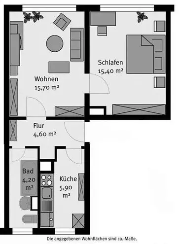 2 Zimmer Wohnung mit 45 m² in Leipzig – Bild 12