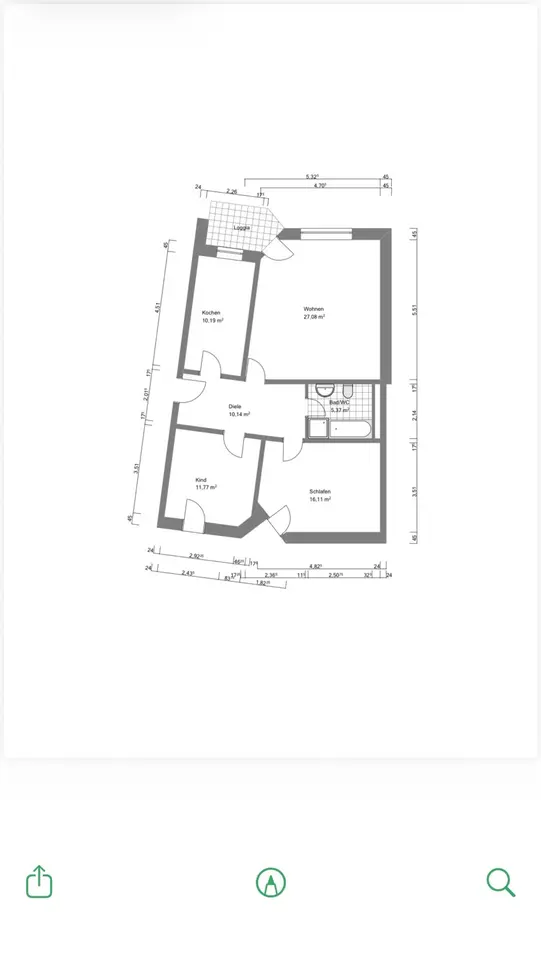 3 Zimmer Wohnung mit 82 m² in Herford – Bild 7