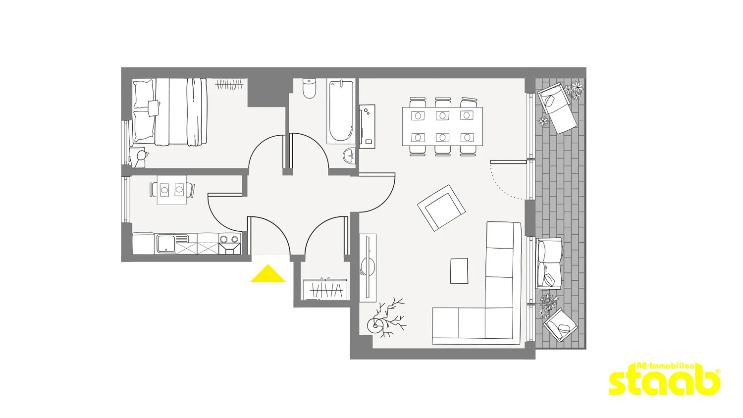 2 Zimmer Wohnung mit 74 m² in Aschaffenburg – Bild 7