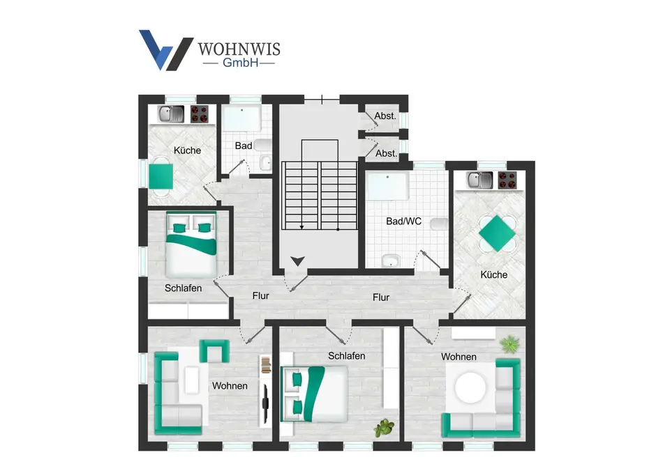 4 Zimmer Wohnung mit 100 m² in Limbach-Oberfrohna – Bild 5