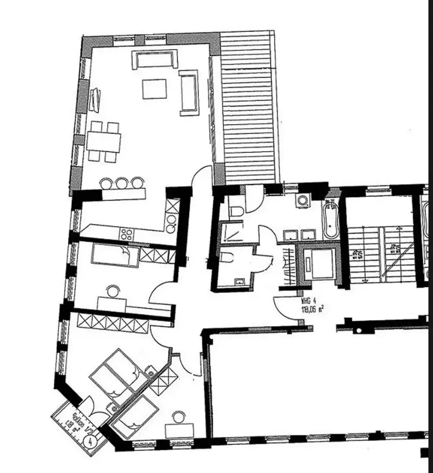 4 Zimmer Wohnung mit 118 m² in Leipzig – Bild 9