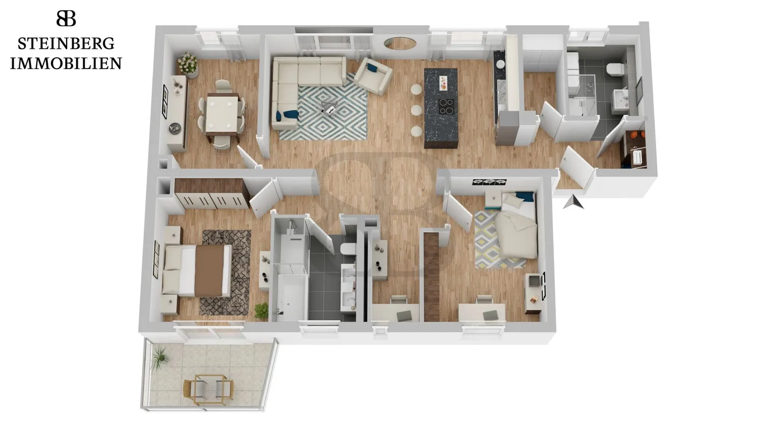 4 Zimmer Wohnung mit 117 m² in Darmstadt – Bild 11