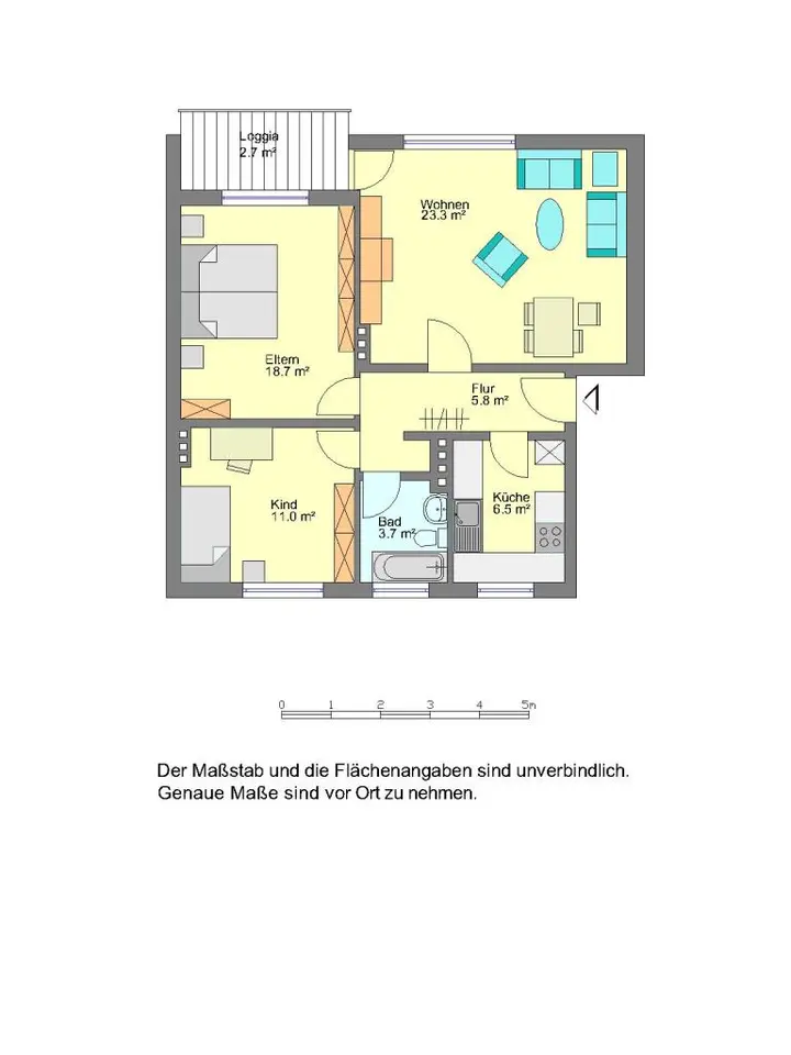 4 Zimmer Wohnung mit 77 m² in Detmold – Bild 4