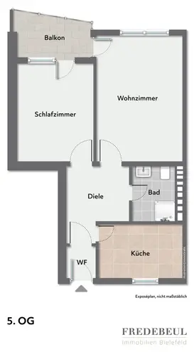 2 Zimmer Wohnung mit 56 m² in Bielefeld – Bild 7