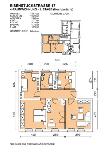 4 Zimmer Wohnung mit 84 m² in Dresden – Bild 2