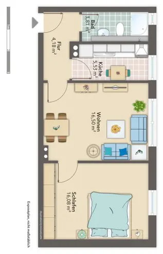 2 Zimmer Wohnung mit 46 m² in Bremen – Bild 6