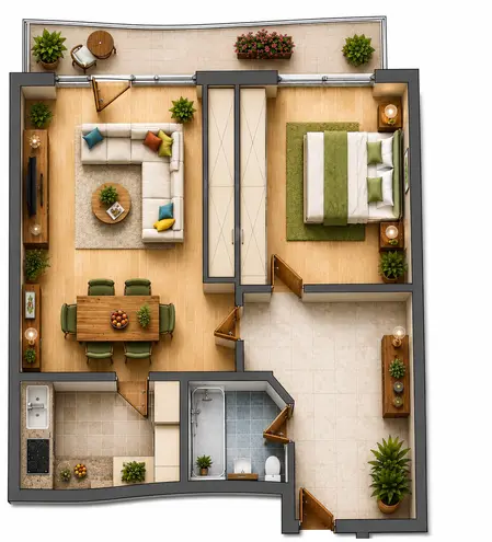 2 Zimmer Wohnung mit 63 m² in Oberhausen – Bild 11
