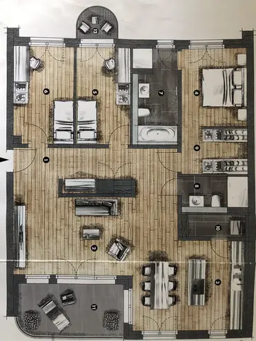 4 Zimmer Wohnung mit 120 m² in Düsseldorf – Bild 6