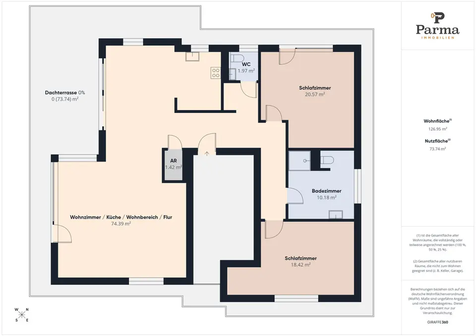 3 Zimmer Wohnung mit 128 m² in Düren – Bild 6