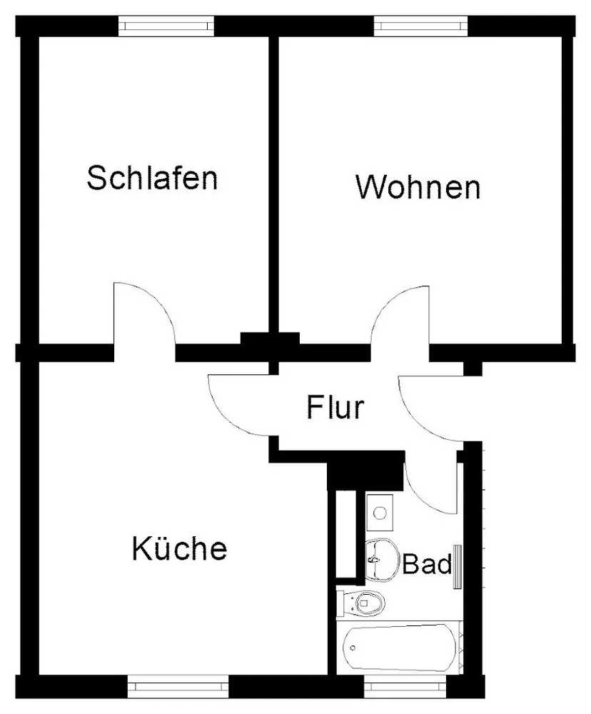 2 Zimmer Wohnung mit 54 m² in Wuppertal – Bild 7