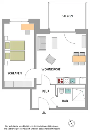 2 Zimmer Wohnung mit 53 m² in Bielefeld – Bild 8