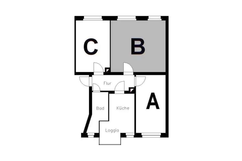 Studio mit 22 m² in Plauen – Bild 10