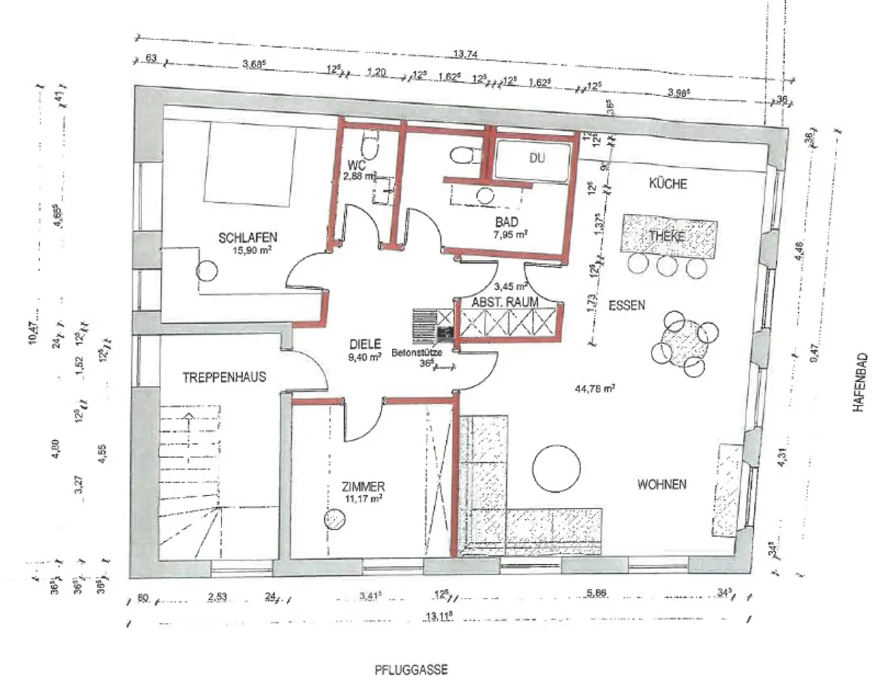 3 Zimmer Wohnung mit 100 m² in Ulm – Bild 8